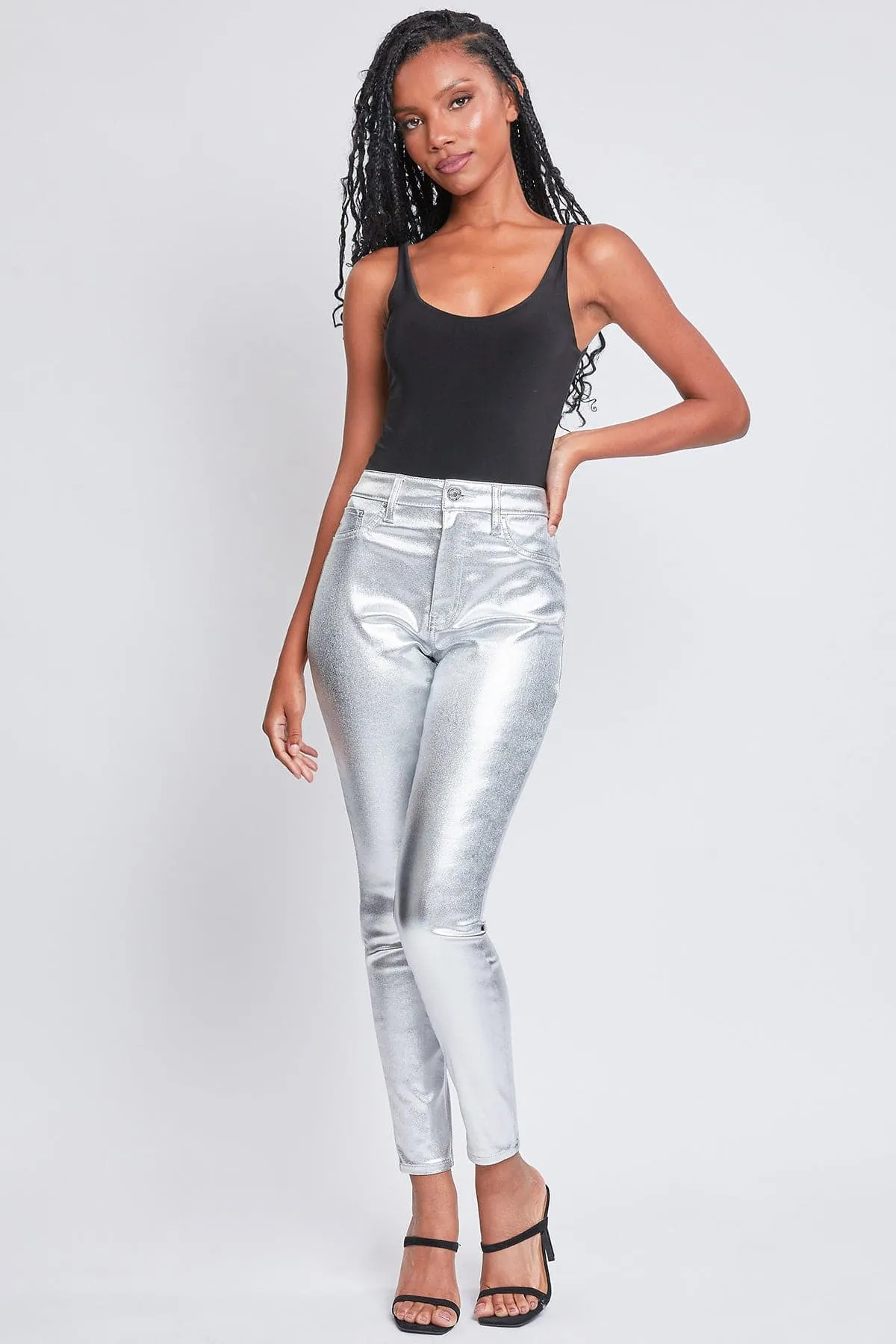 Women's  Metallic Hyperstretch Skinny Pants