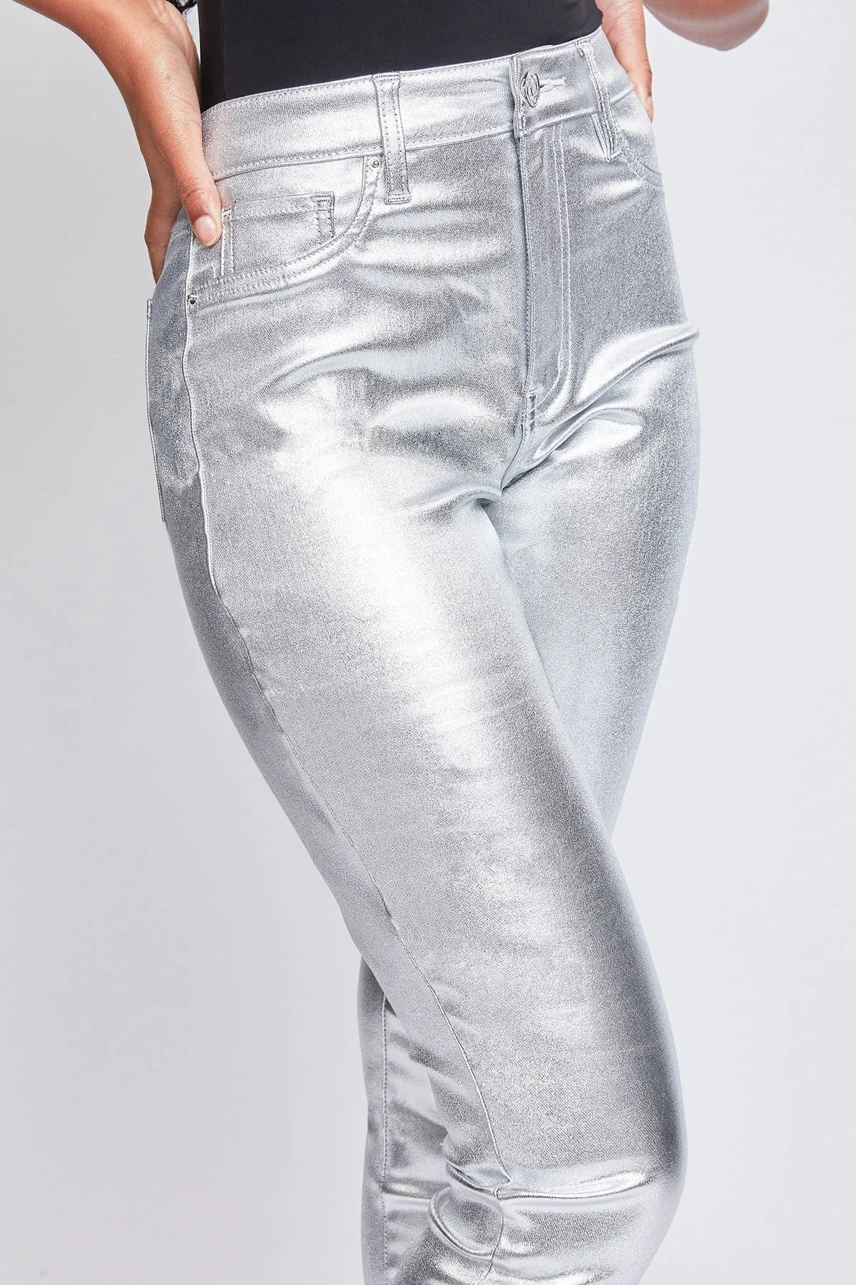 Women's  Metallic Hyperstretch Skinny Pants