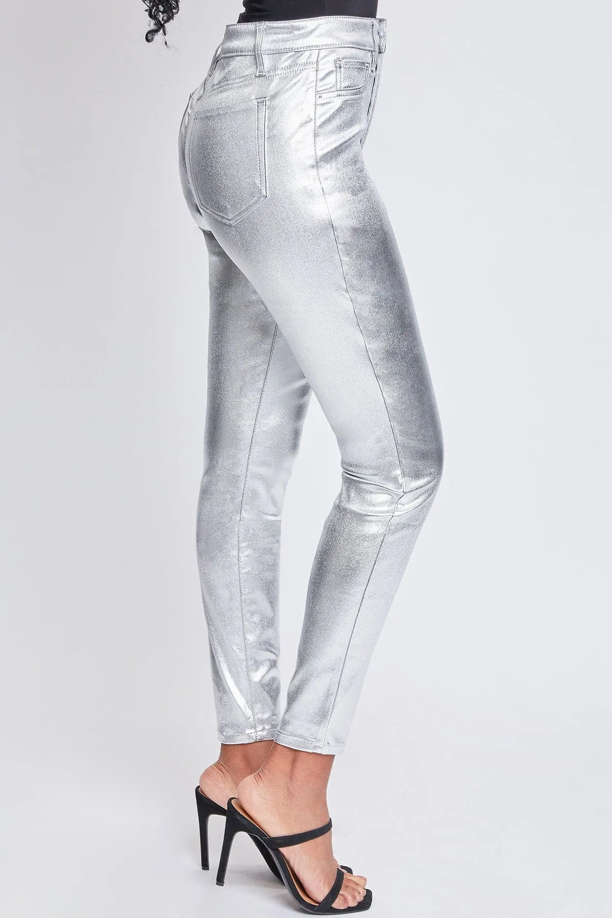 Women's  Metallic Hyperstretch Skinny Pants