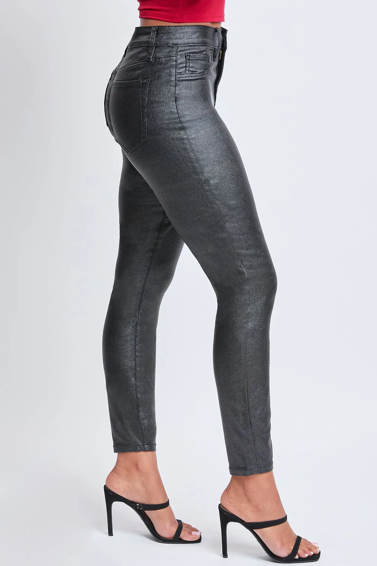 Women's  Metallic Hyperstretch Skinny Pants