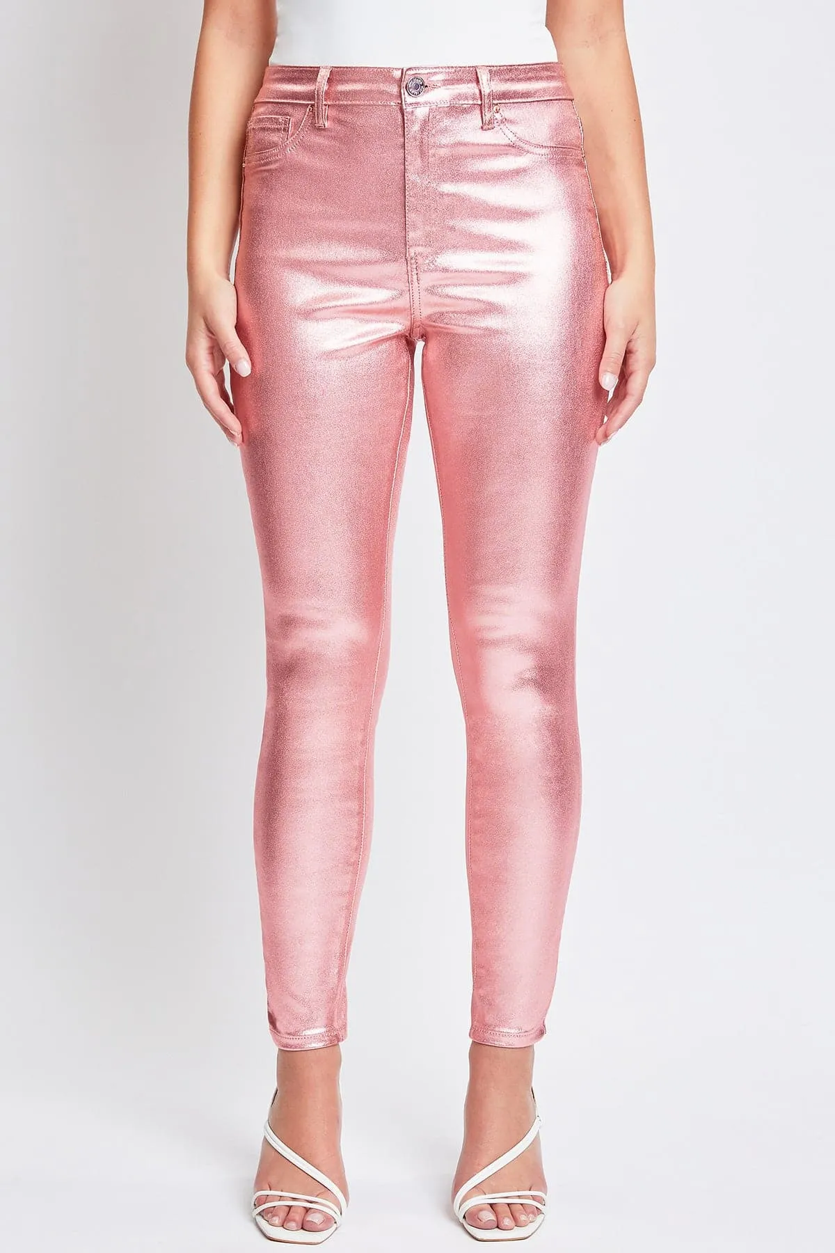 Women's  Metallic Hyperstretch Skinny Pants