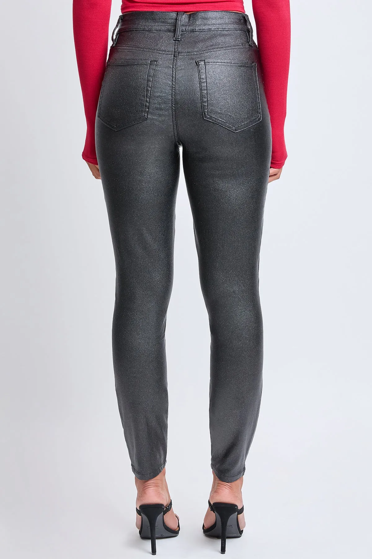 Women's  Metallic Hyperstretch Skinny Pants