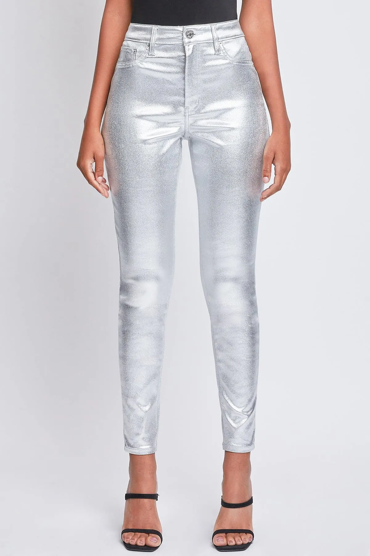 Women's  Metallic Hyperstretch Skinny Pants