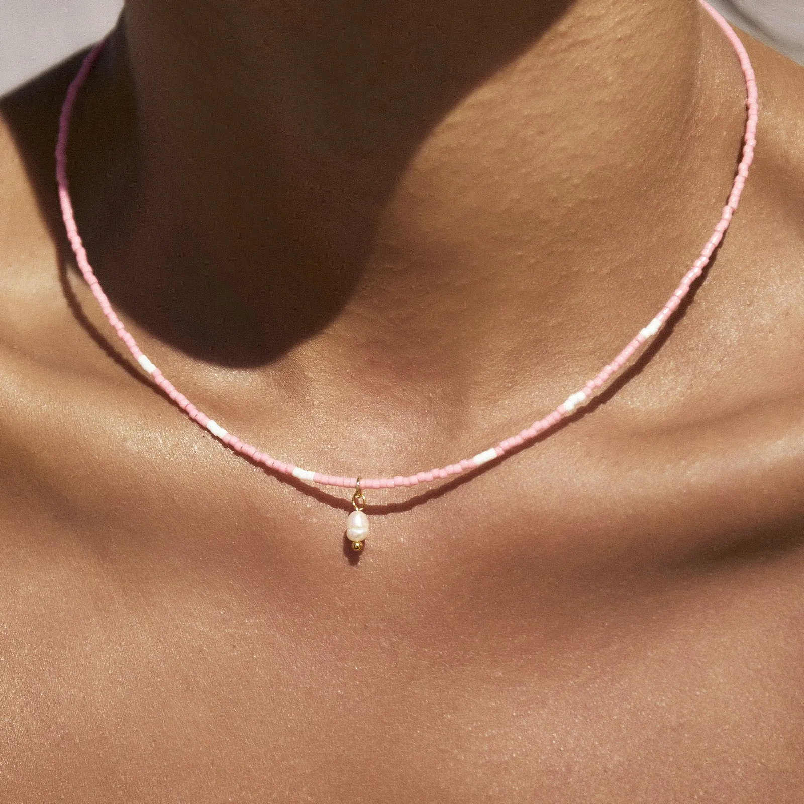 Zara Necklace - Pink