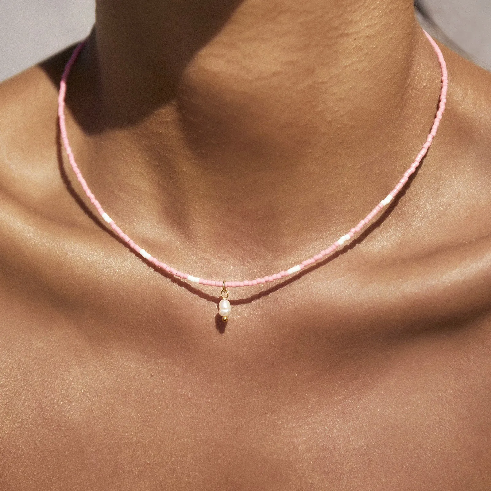 Zara Necklace - Pink